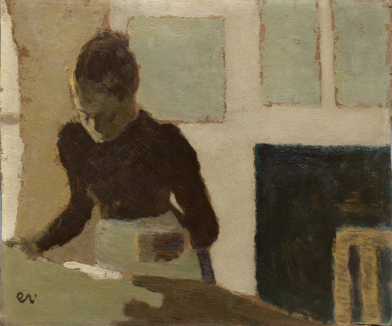 Mujer planchando - Édouard Vuillard