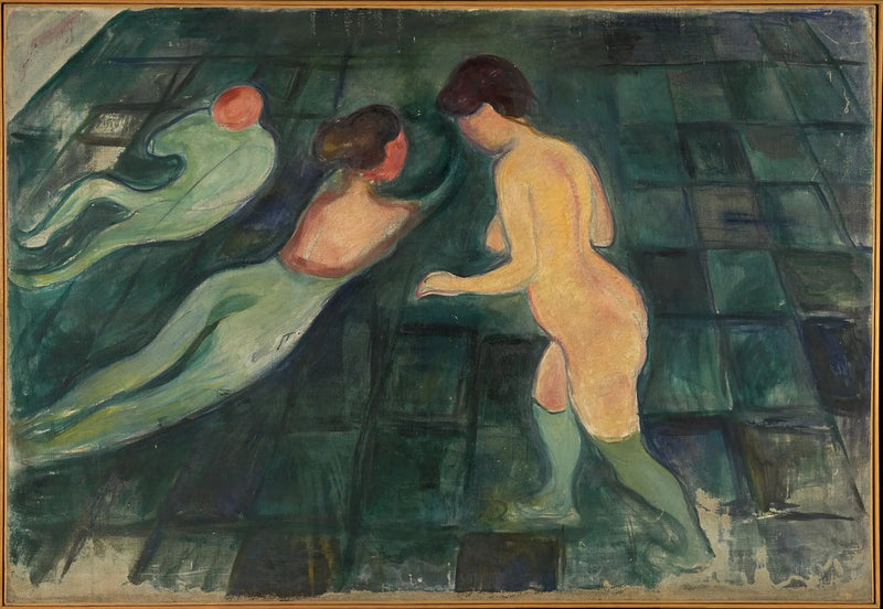 Mujer bañándose - Edvard Munch
