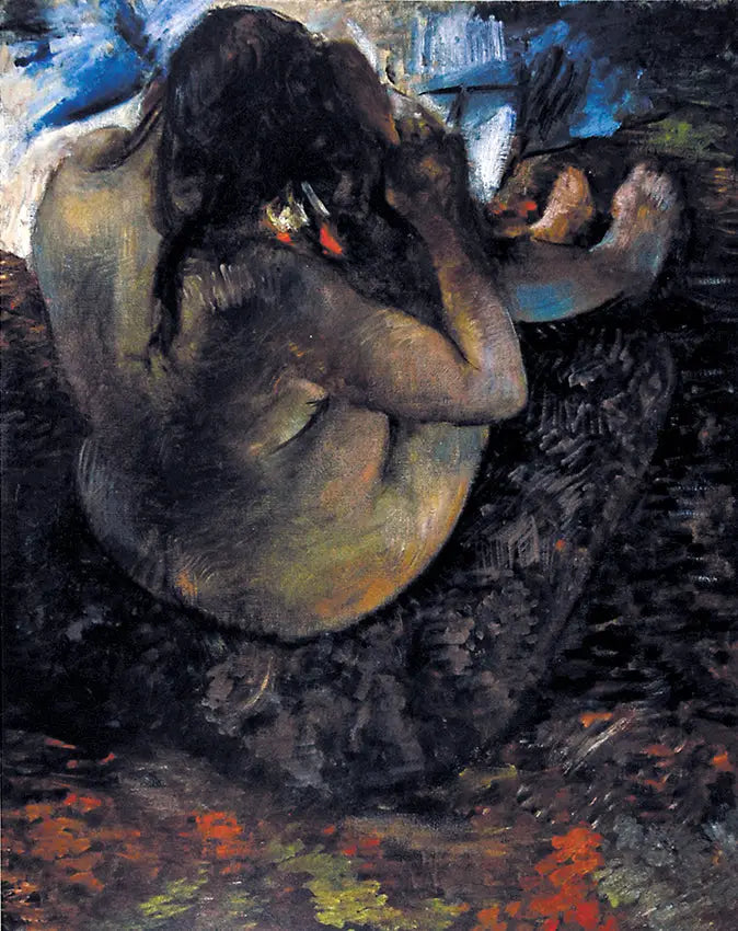Mujer peinándose - Edgar Degas