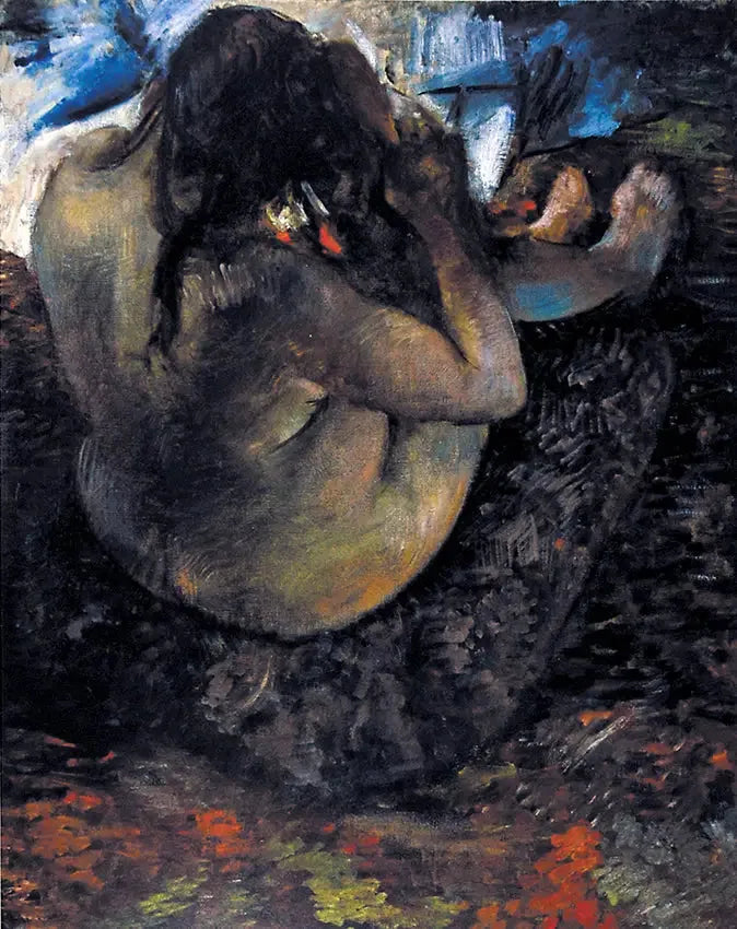Mujer peinándose - Edgar Degas