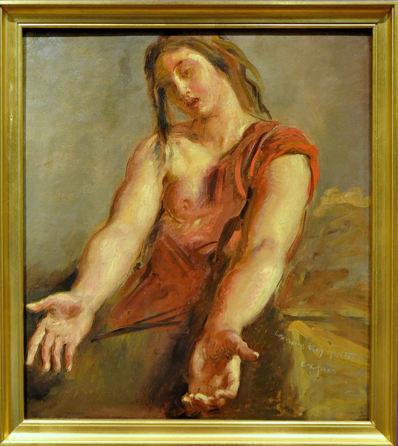 Mujer en posición de rodillas - Théodore Chassériau