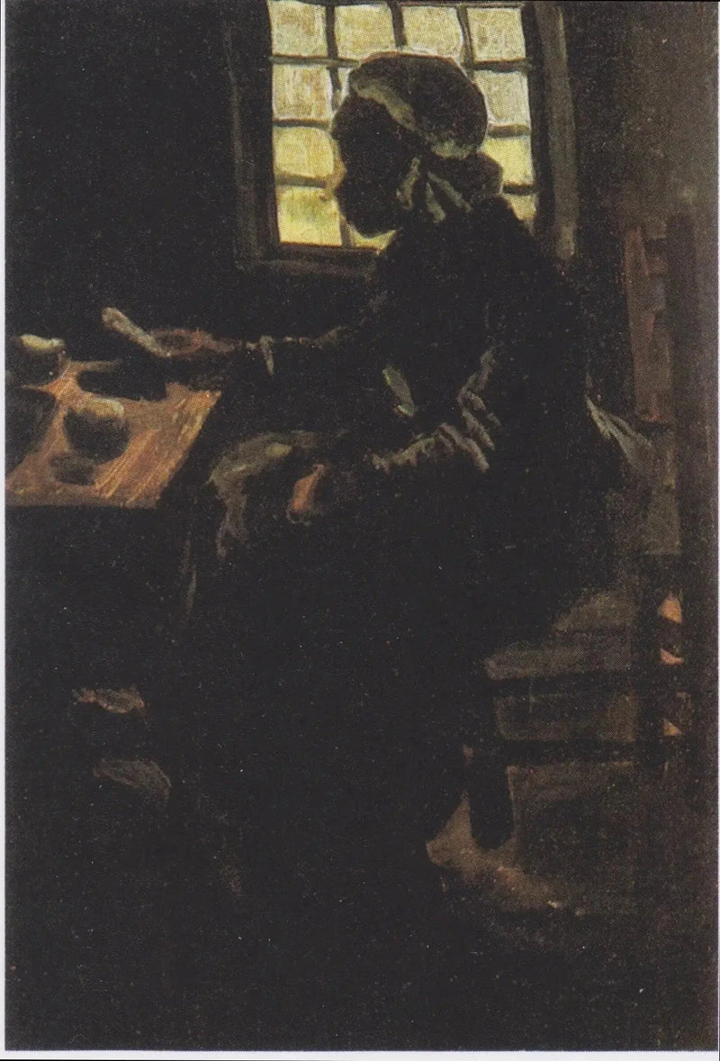 Mujer en la mesa - Vincent van Gogh