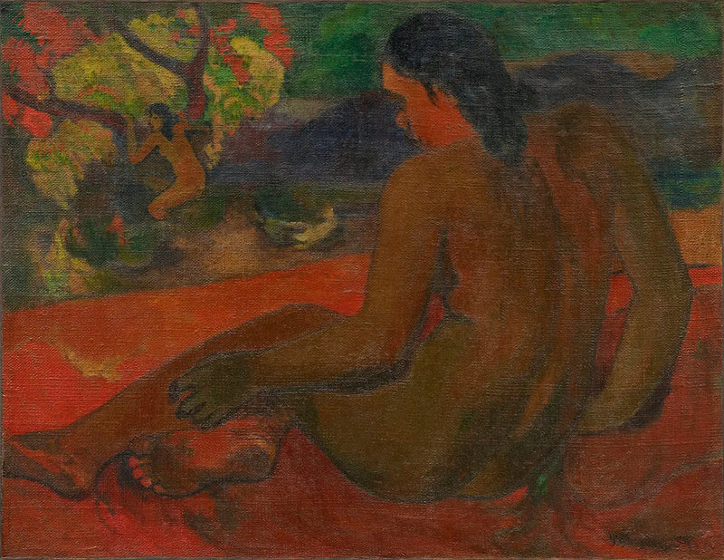 Mujer tahitiana - Paul Gauguin