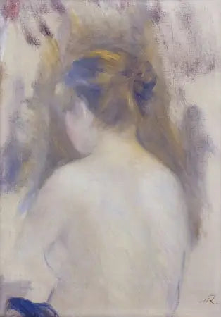 Mujer vista de espaldas - Pierre-Auguste Renoir