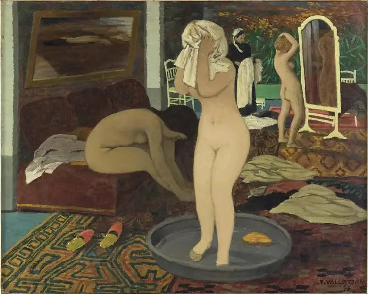 Mujeres en su aseo - Félix Vallotton