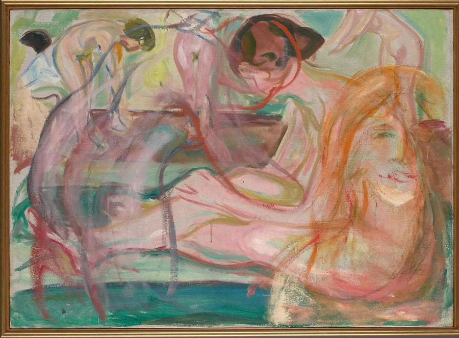 Mujeres en el baño - Edvard Munch