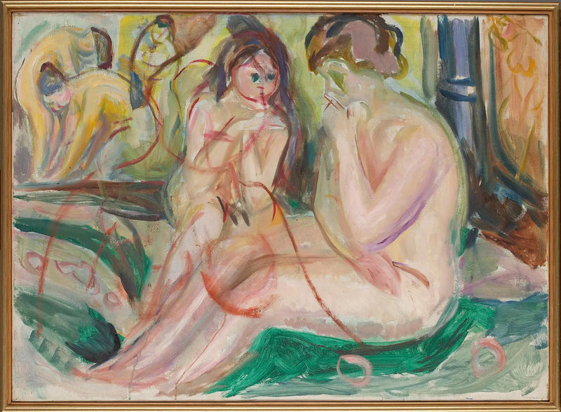 Mujeres en el baño - Edvard Munch