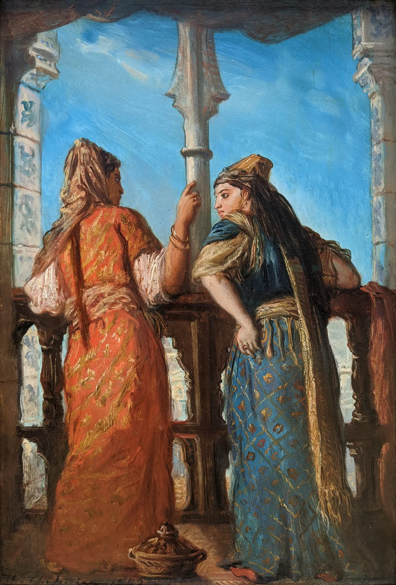 Mujeres en el balcón, Argel - Théodore Chassériau
