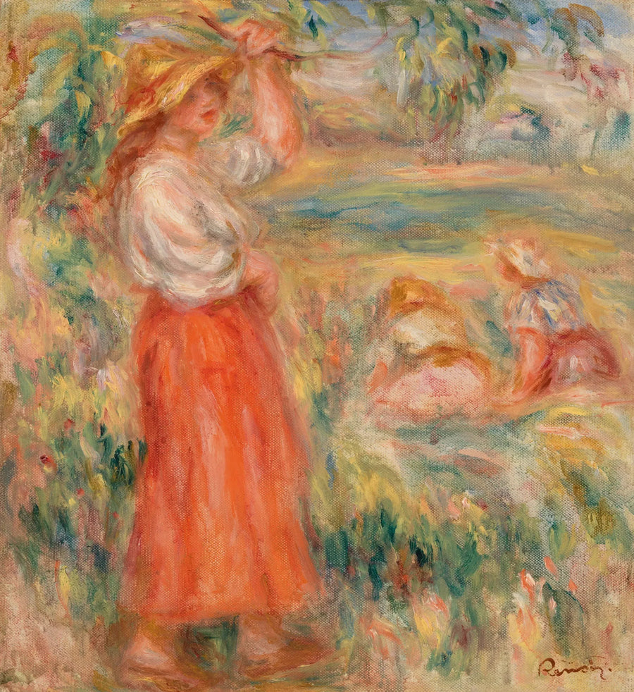 Mujeres en los campos - Pierre-Auguste Renoir