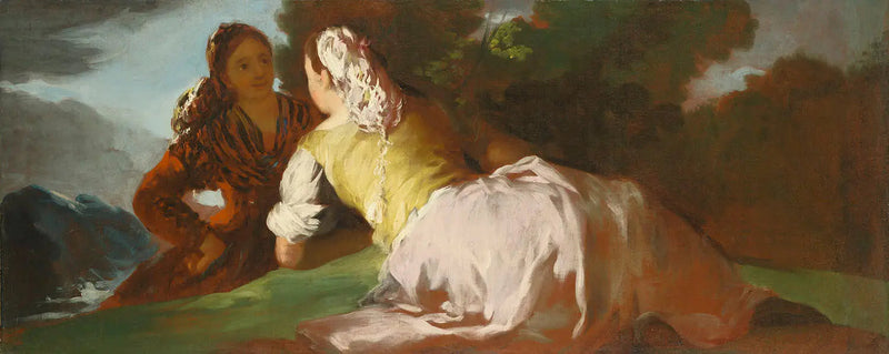 Mujeres conversadoras - Francisco de Goya