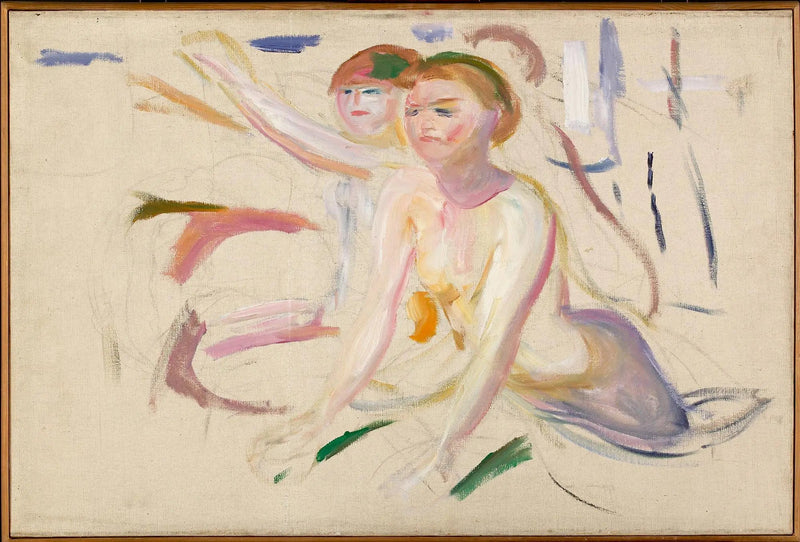 Mujeres bañándose - Edvard Munch