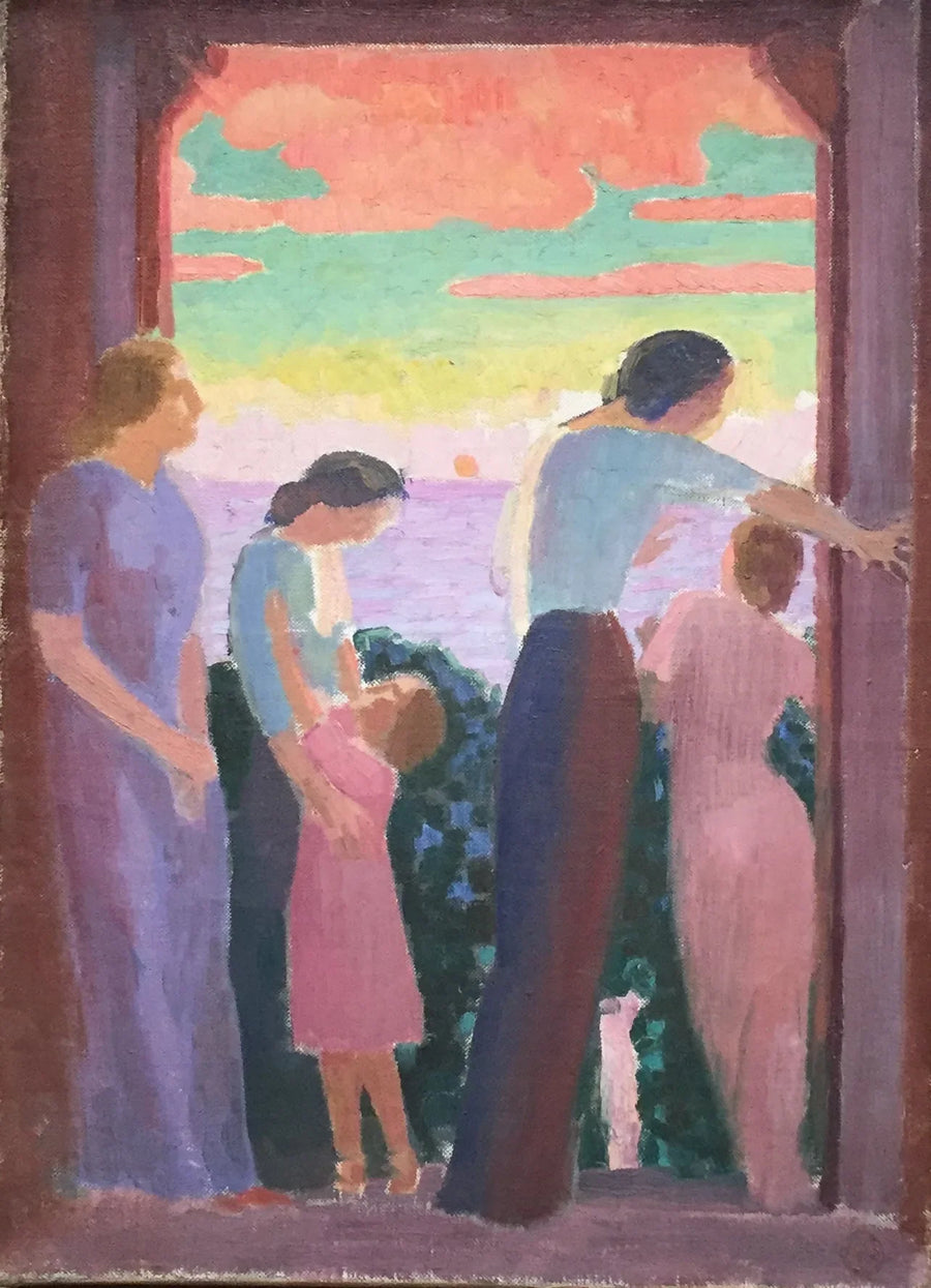 Mujeres en el balcón - Maurice Denis
