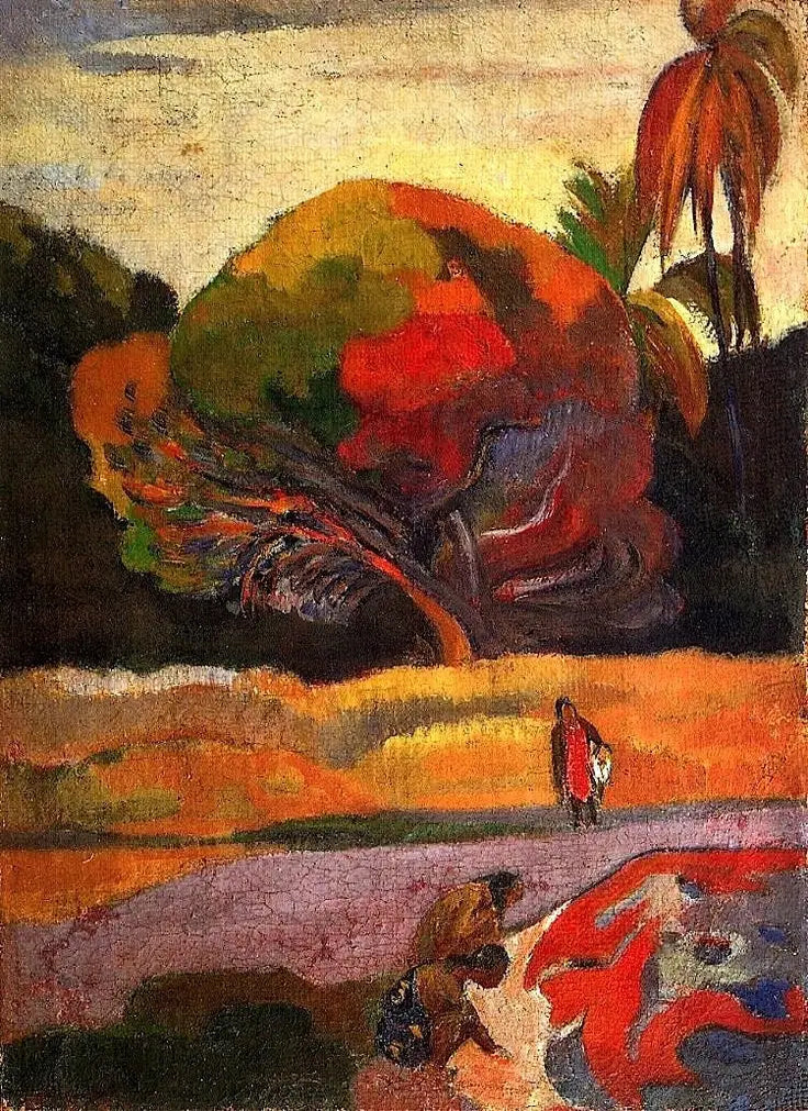 Mujeres tahitianas a la orilla del río - Paul Gauguin