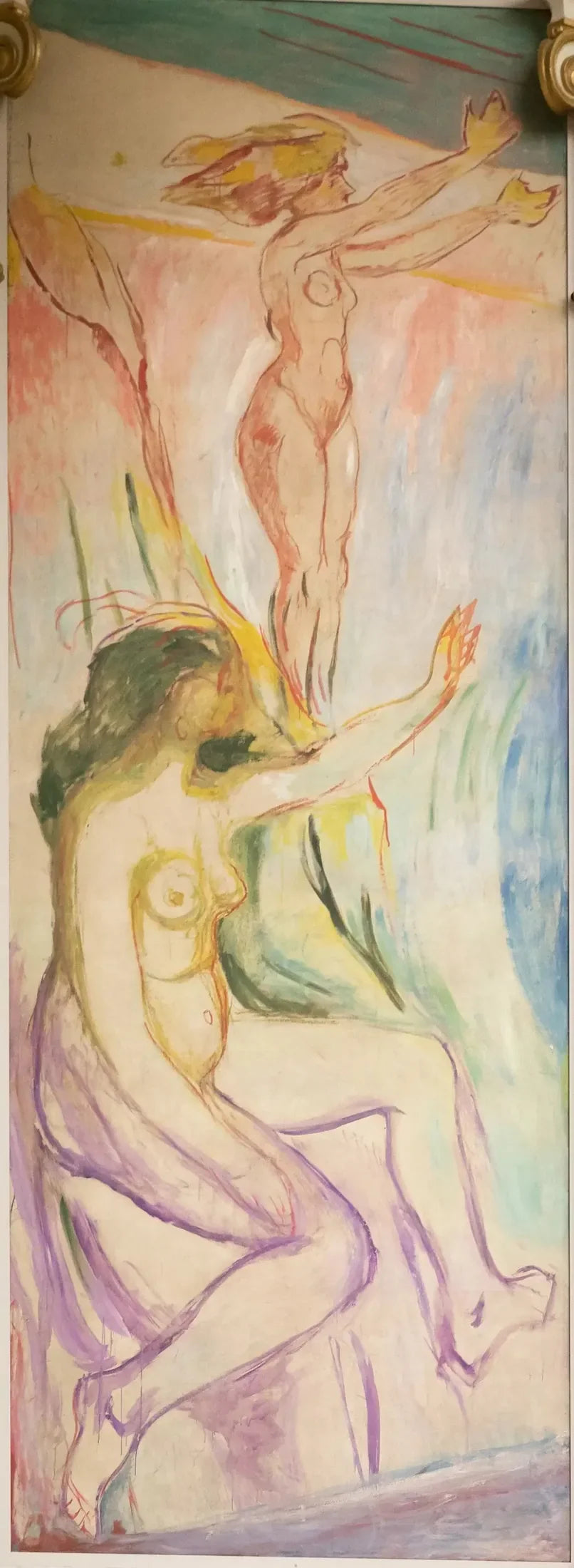 Mujeres de espaldas al sol - Edvard Munch