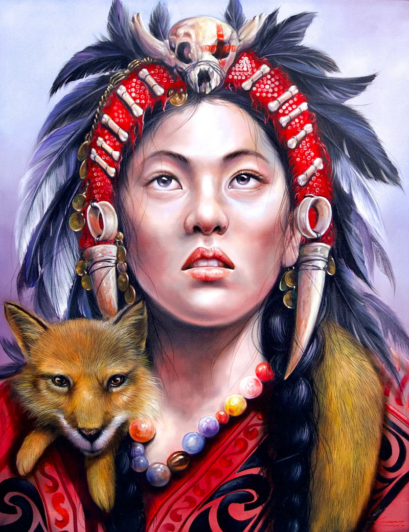 Mujeres tribales | 70 X 90 cm