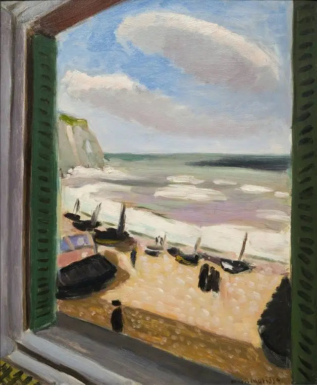 Ventana abierta al mar en Étretat - Henri Matisse