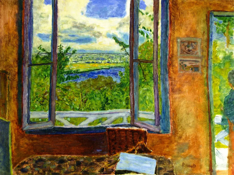 Ventana abierta sobre el Sena en Vernonnet - Pierre Bonnard
