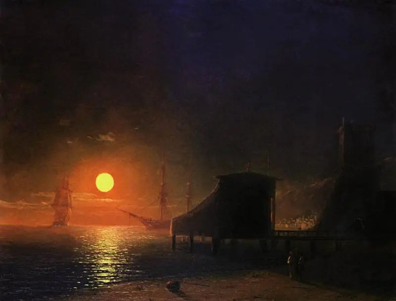 Feodosia. Noche de luna - Iván Aïvazovski