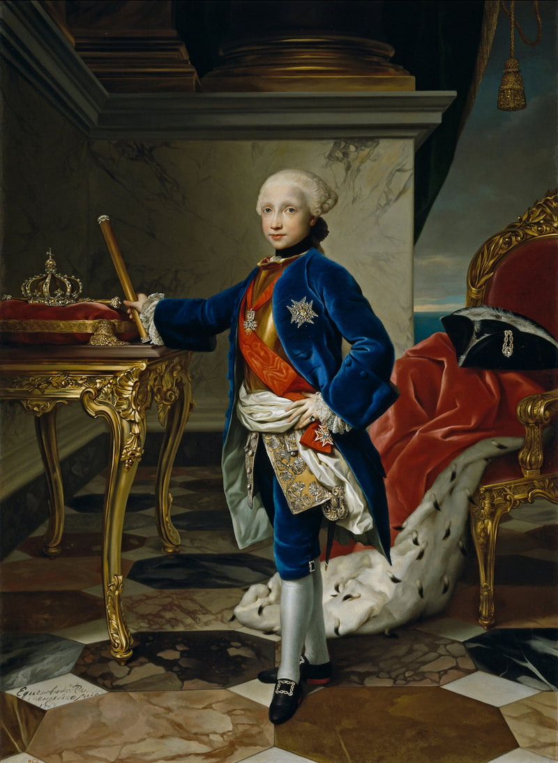 Ferdinand IV, rey de Nápoles - Anton Raphael Mengs