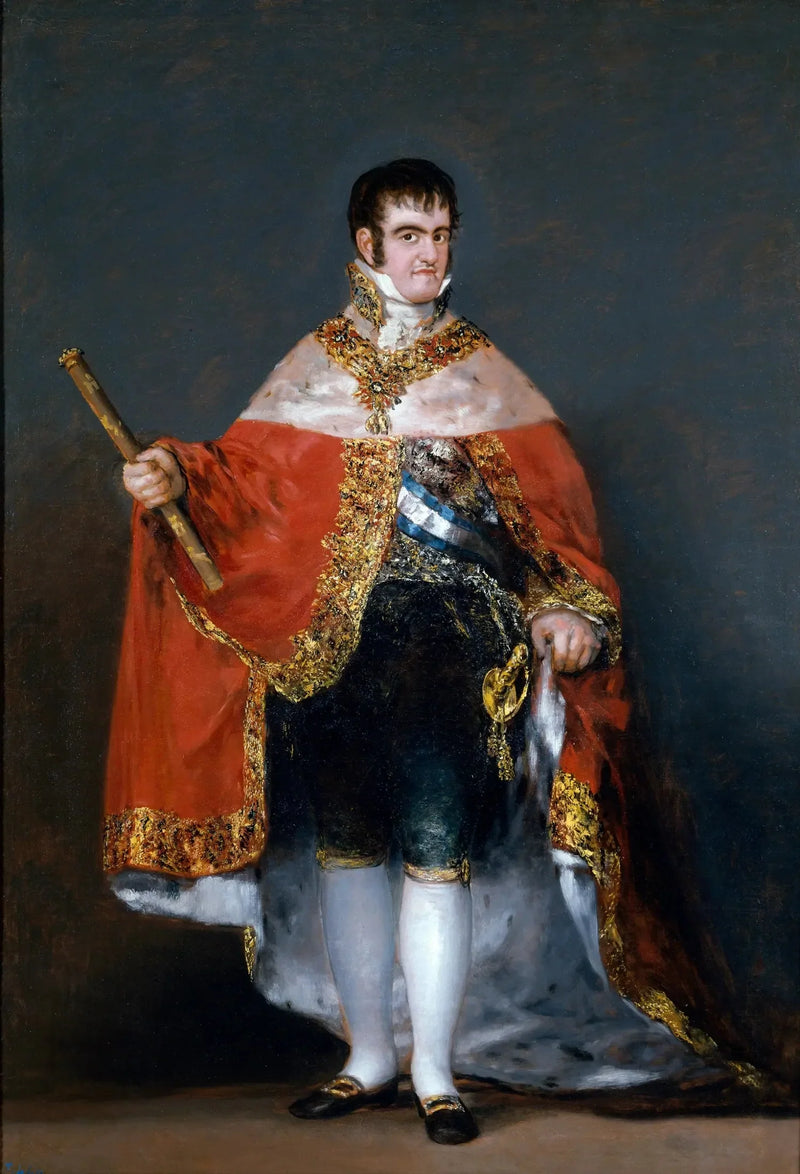 Fernando VII con la capa real - Francisco de Goya