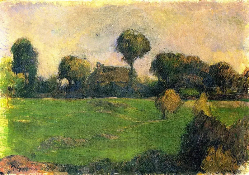Granja en Bretaña I - Paul Gauguin