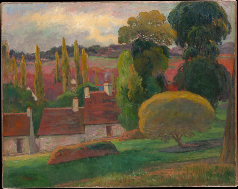 Granja en Bretaña I - Paul Gauguin
