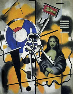 La Mona Lisa con las llaves - Fernand Léger