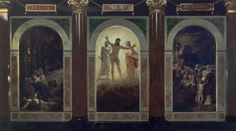 Fertur luz en las tinieblas - Arnold Böcklin