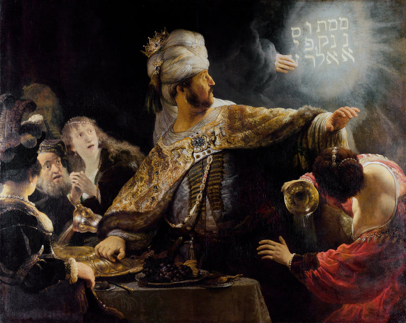 El Banquete de Balthazar - Rembrandt
