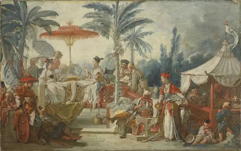 Banquete del emperador de China - François Boucher
