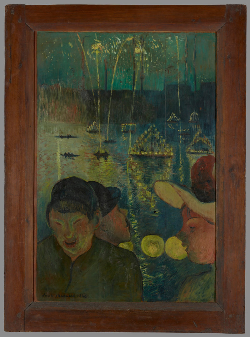 Festival nocturno - Émile Bernard