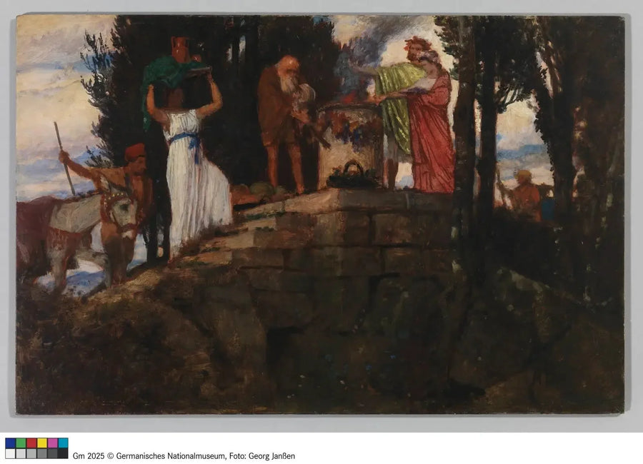 Fiesta sacrificial - Arnold Böcklin