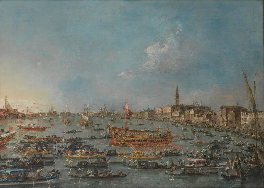 Fiestas de Bucintoro en Venecia - Francesco Guardi