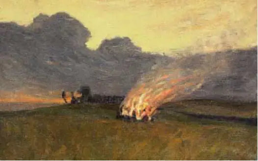 Fuego de alegría - Paul Gauguin