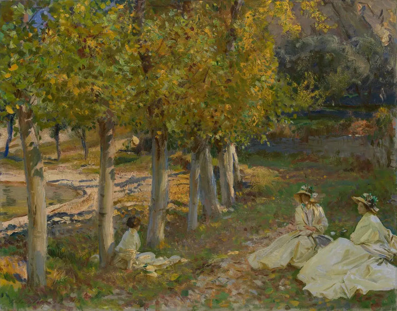hojas de otoño - John Singer Sargent