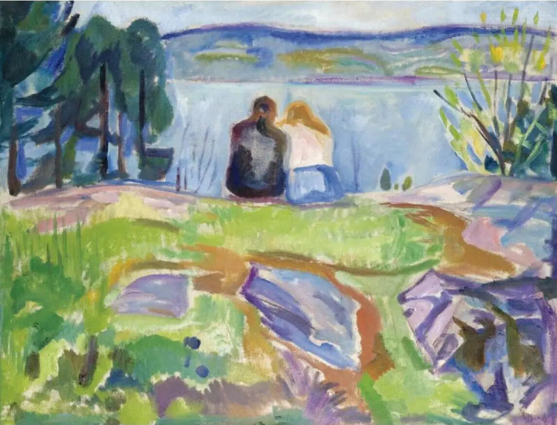 Hojas en brotes - Edvard Munch