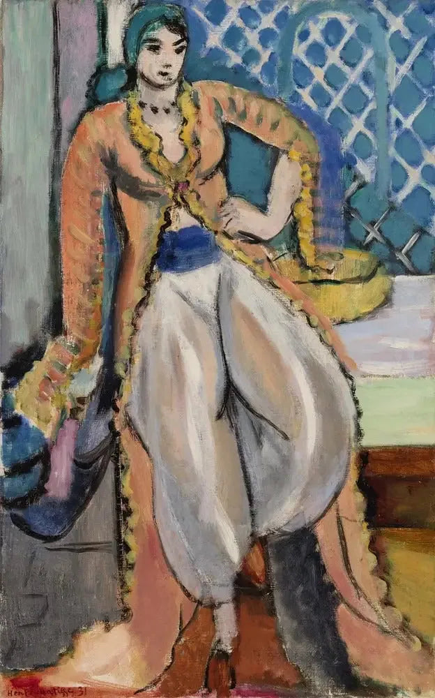 Figura con un vestido persa (Figura a la vestimenta persa) - Henri Matisse