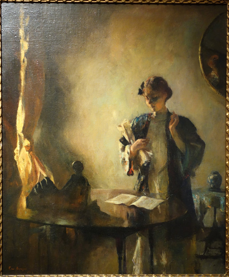 Figura en una habitación - Frank Weston Benson