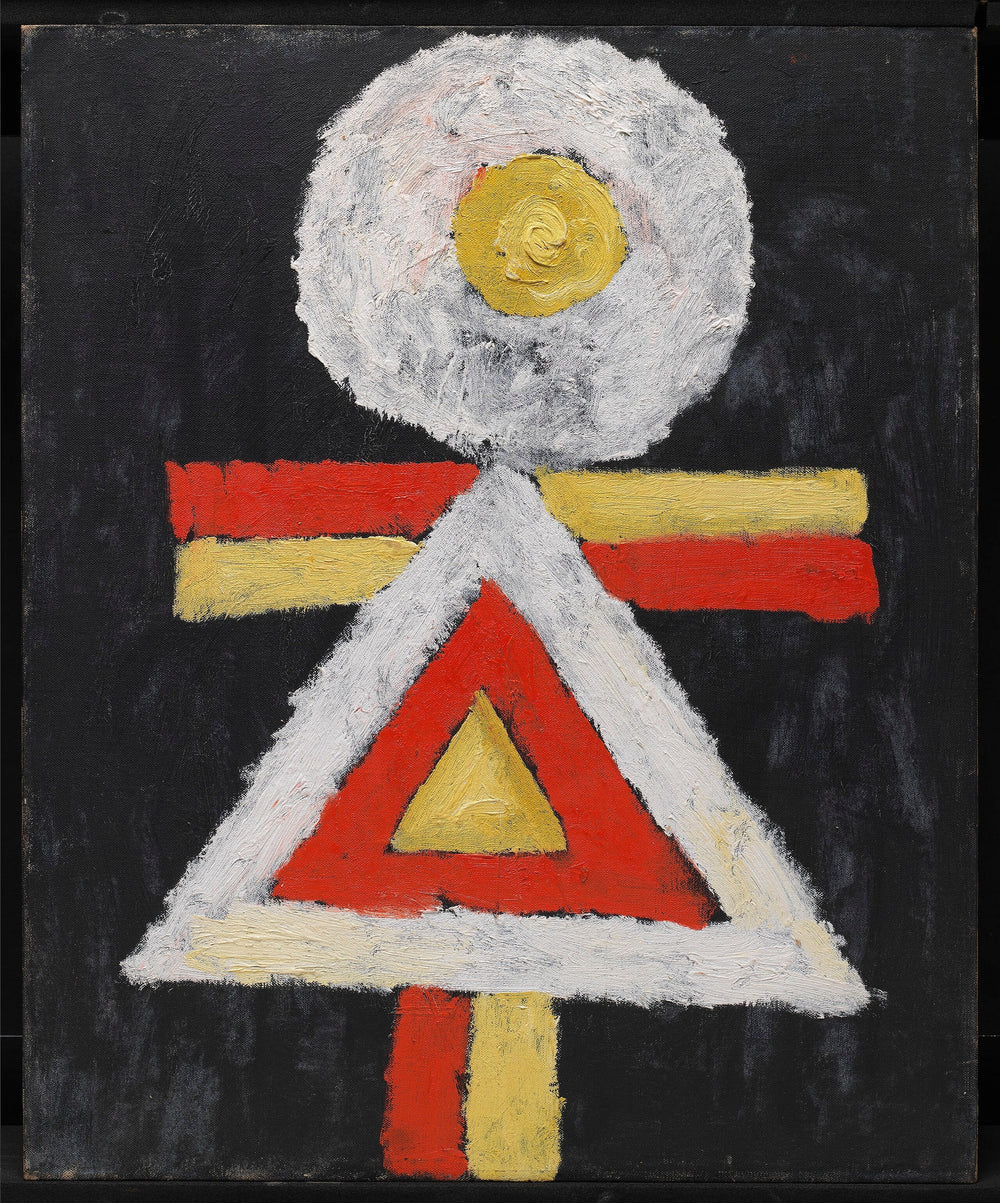 Figure géométrique - Marsden Hartley image 1 reproduction artisanale de tableau