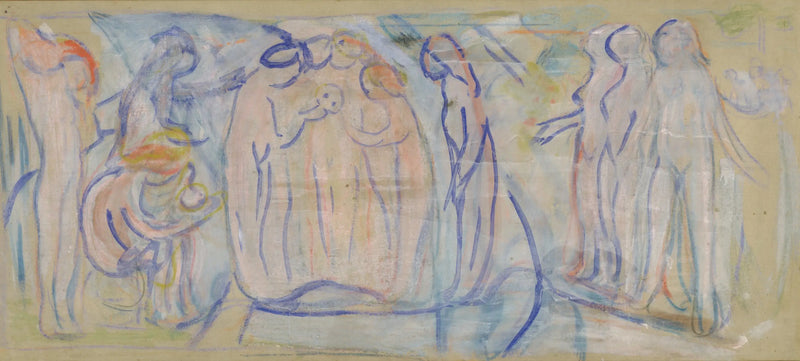 Figuras desnudas - Edvard Munch