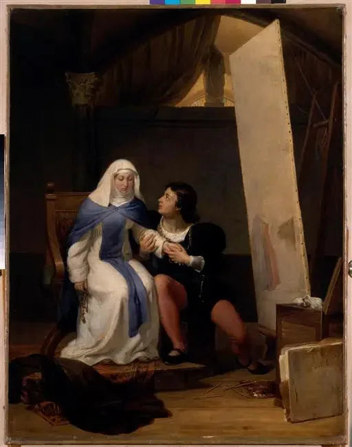 Filippo Lippi y Lucrezia Buti - Paul Delaroche