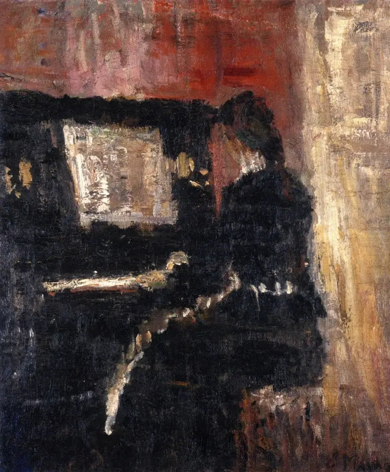 Chica al piano - Edvard Munch