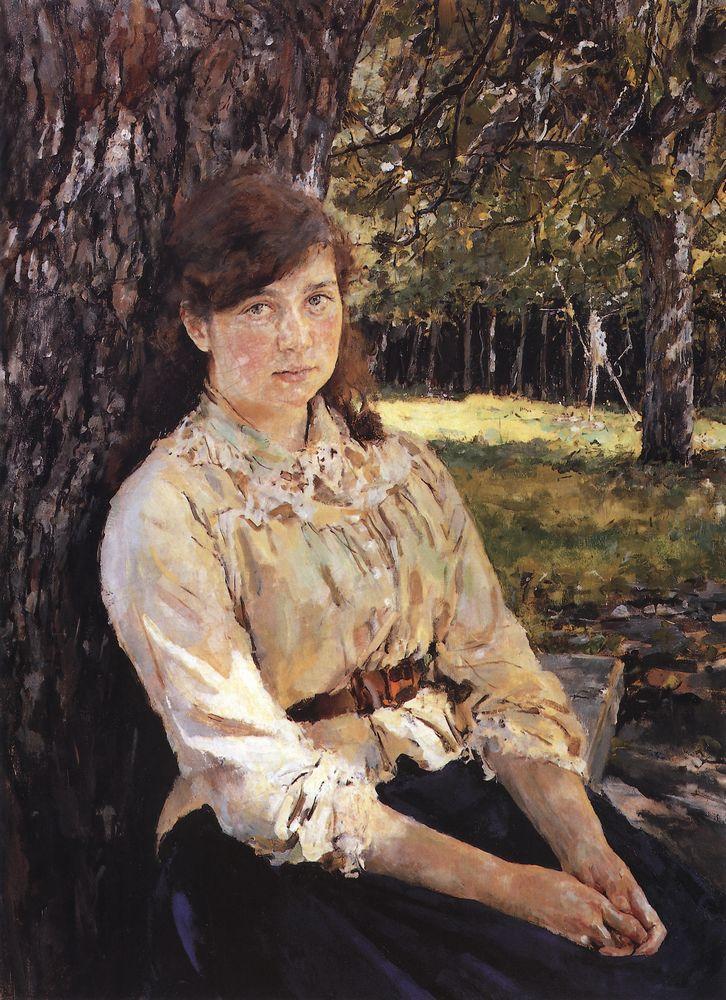 Chica bajo el sol - Valentin Serov