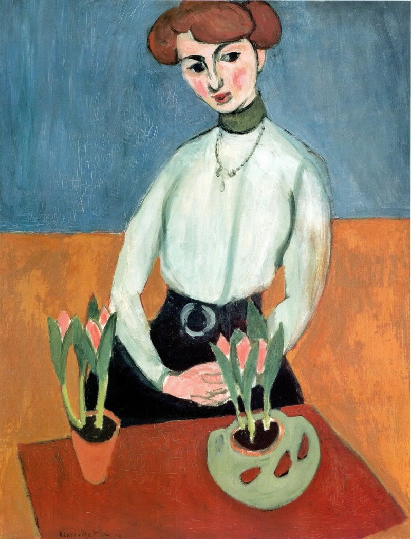 Niña con tulipanes - Henri Matisse