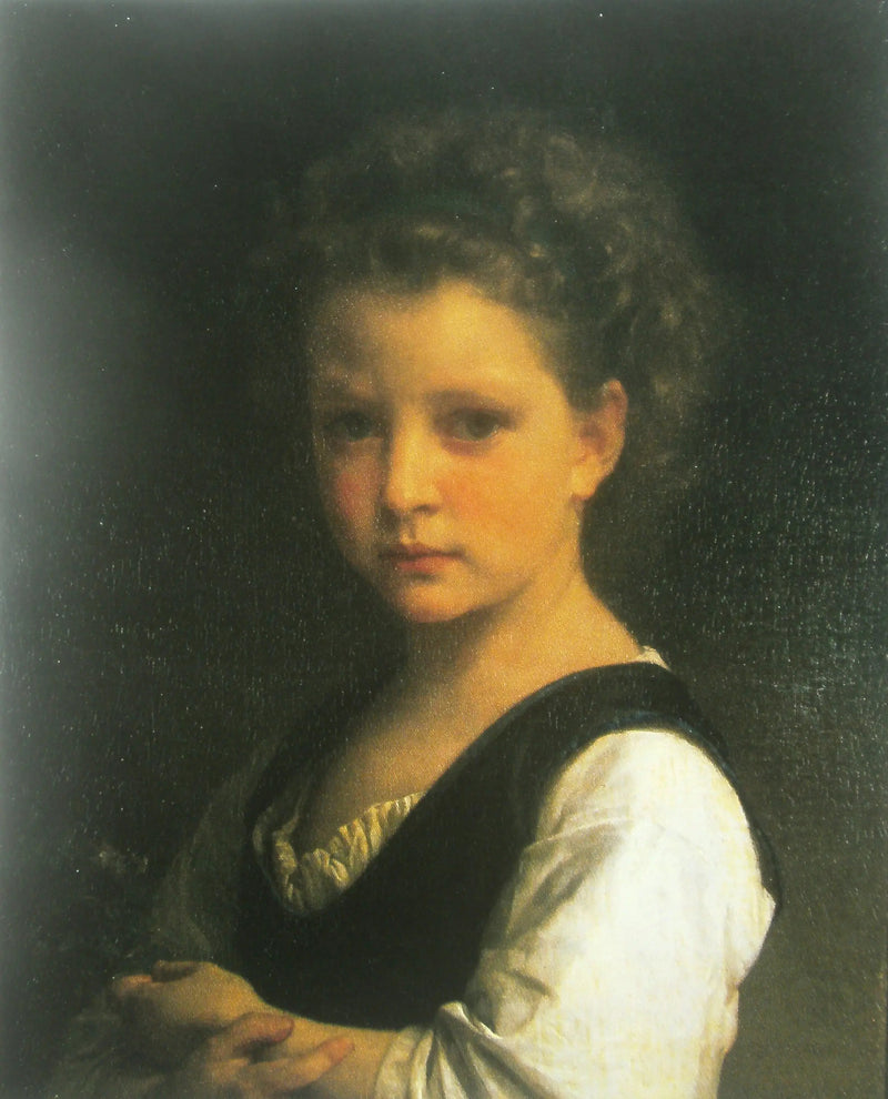 Chica con violetas - Bouguereau