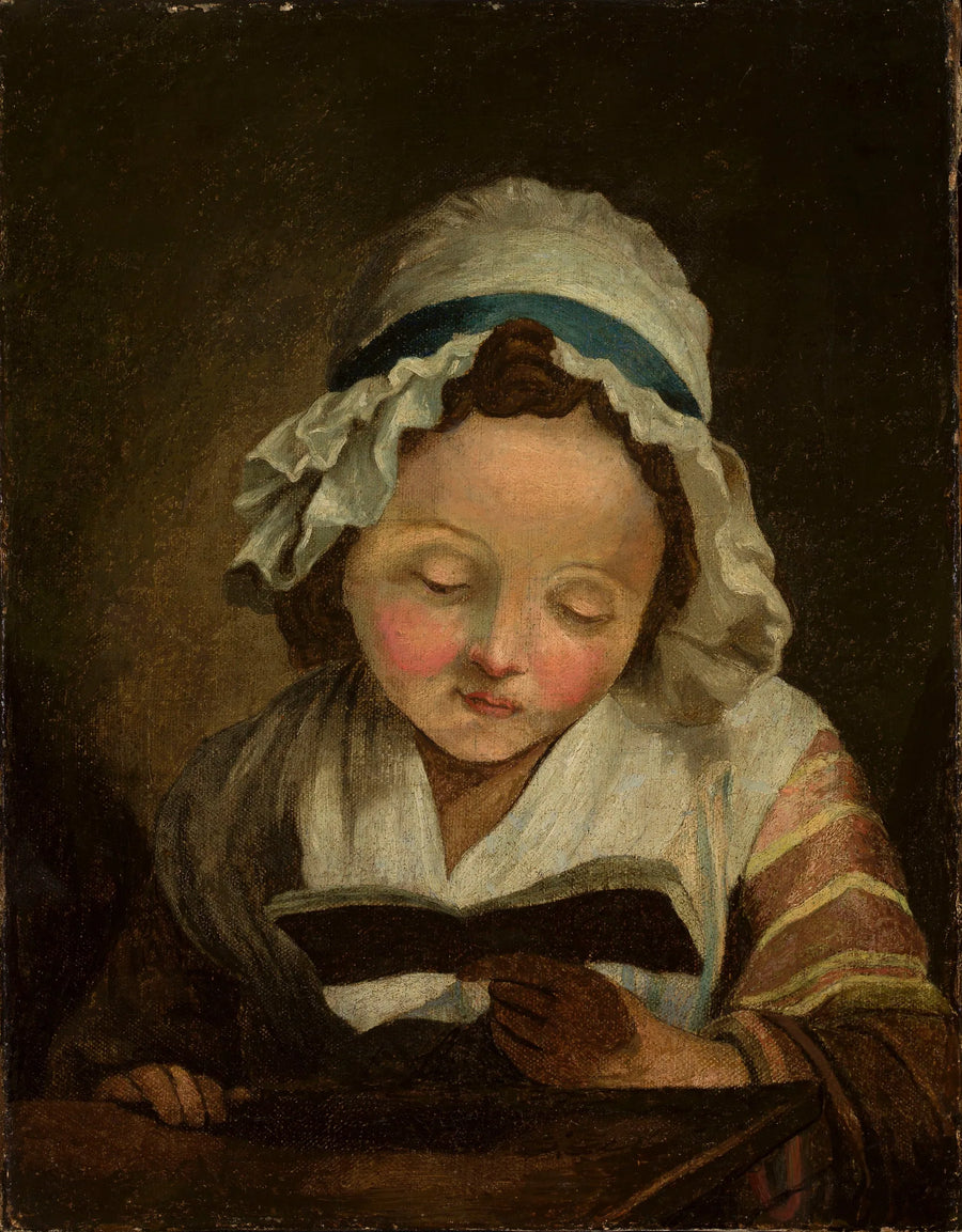 Chica con un libro - Jean-Baptiste Greuze