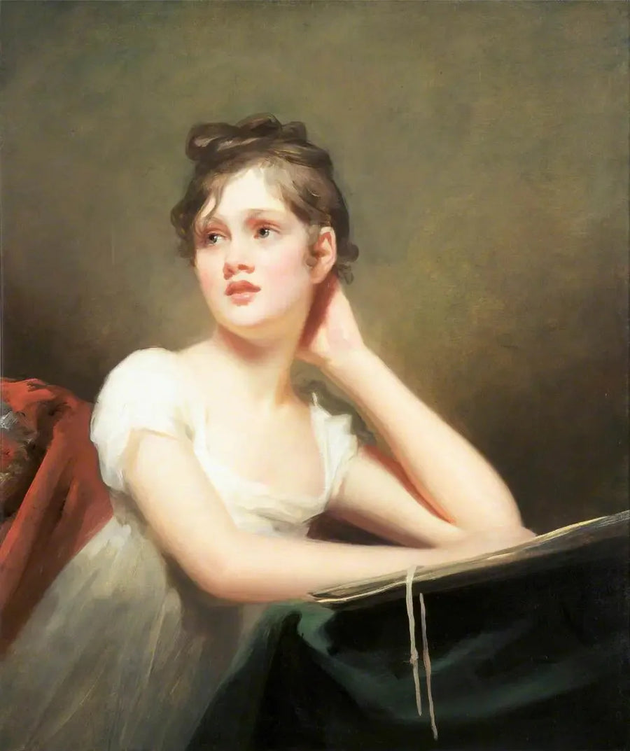 Chica dibujando - Henry Raeburn