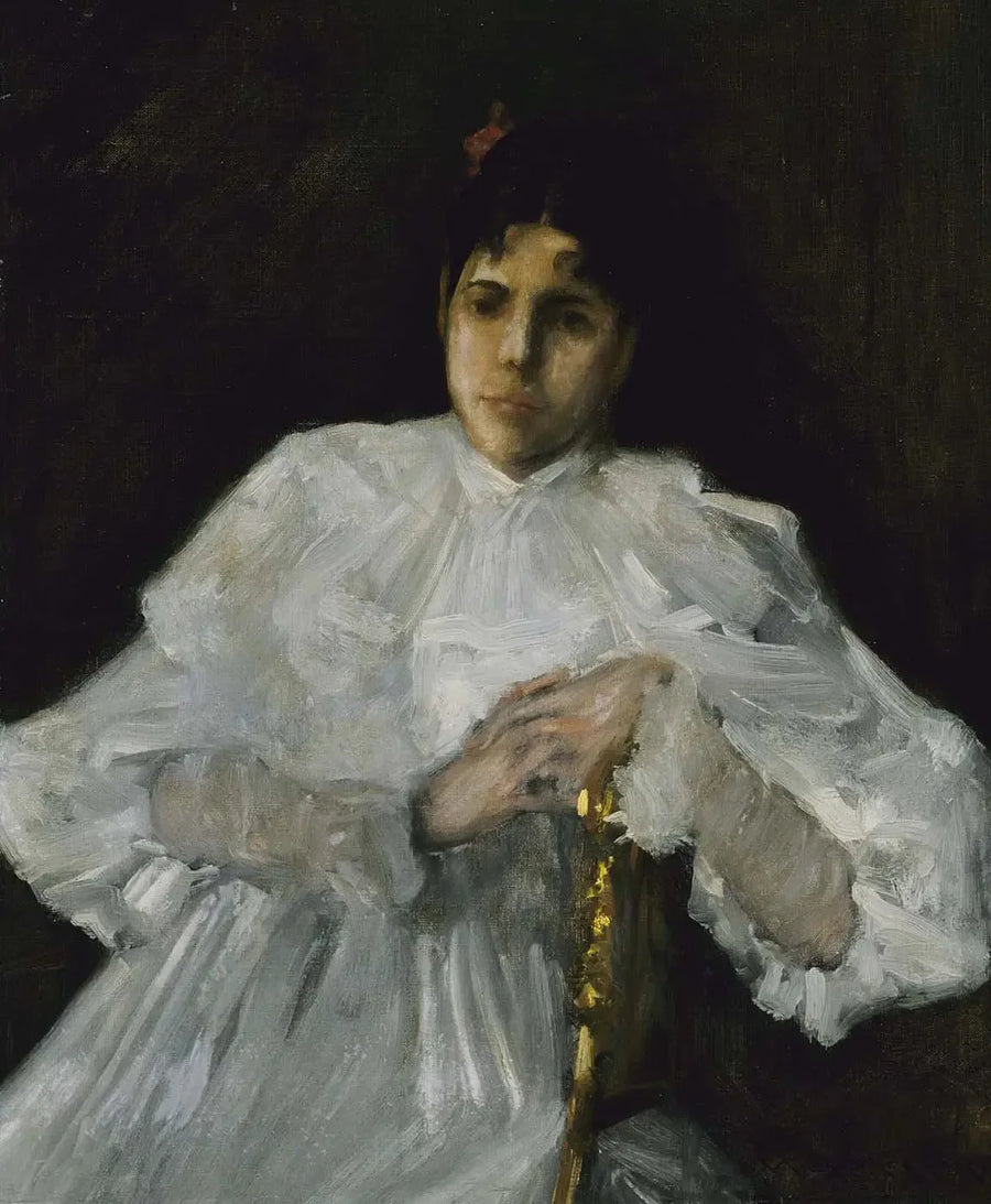 Chica en blanco - William Merritt Chase