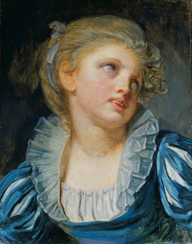 Chica con vestido azul - Jean-Baptiste Greuze