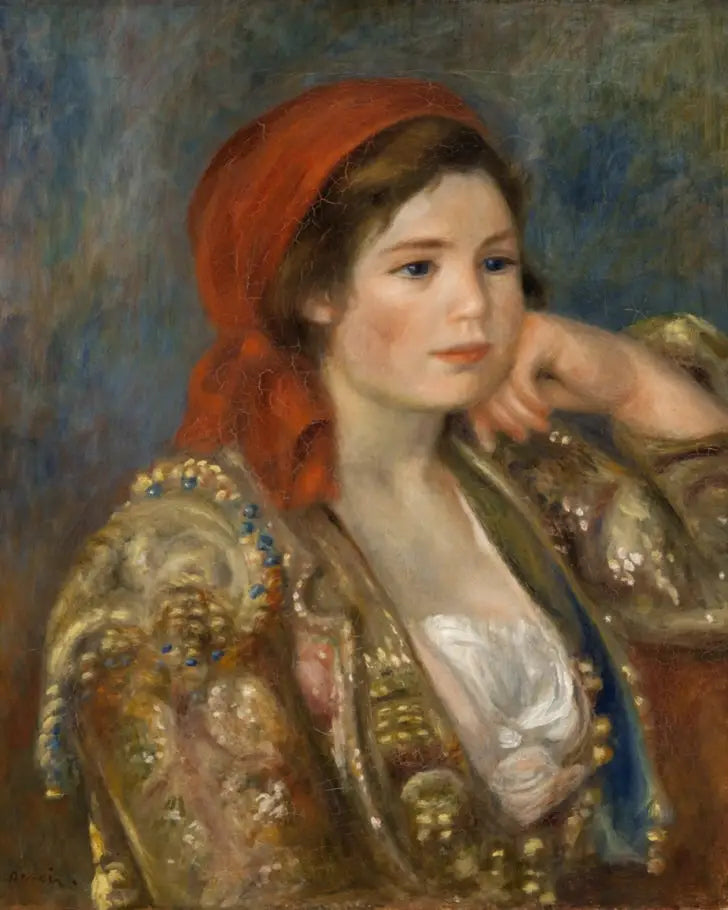 Chica con chaqueta española - Pierre-Auguste Renoir